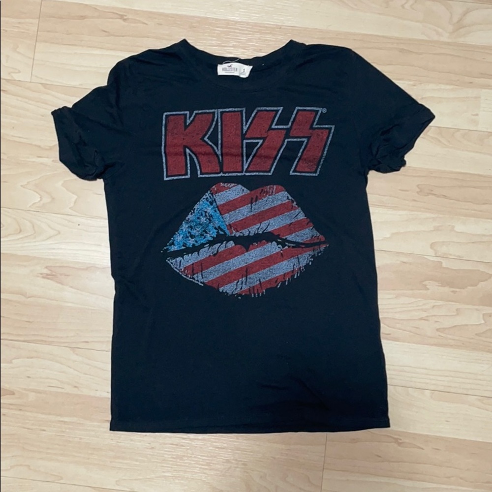 vintage hollister kiss shirt